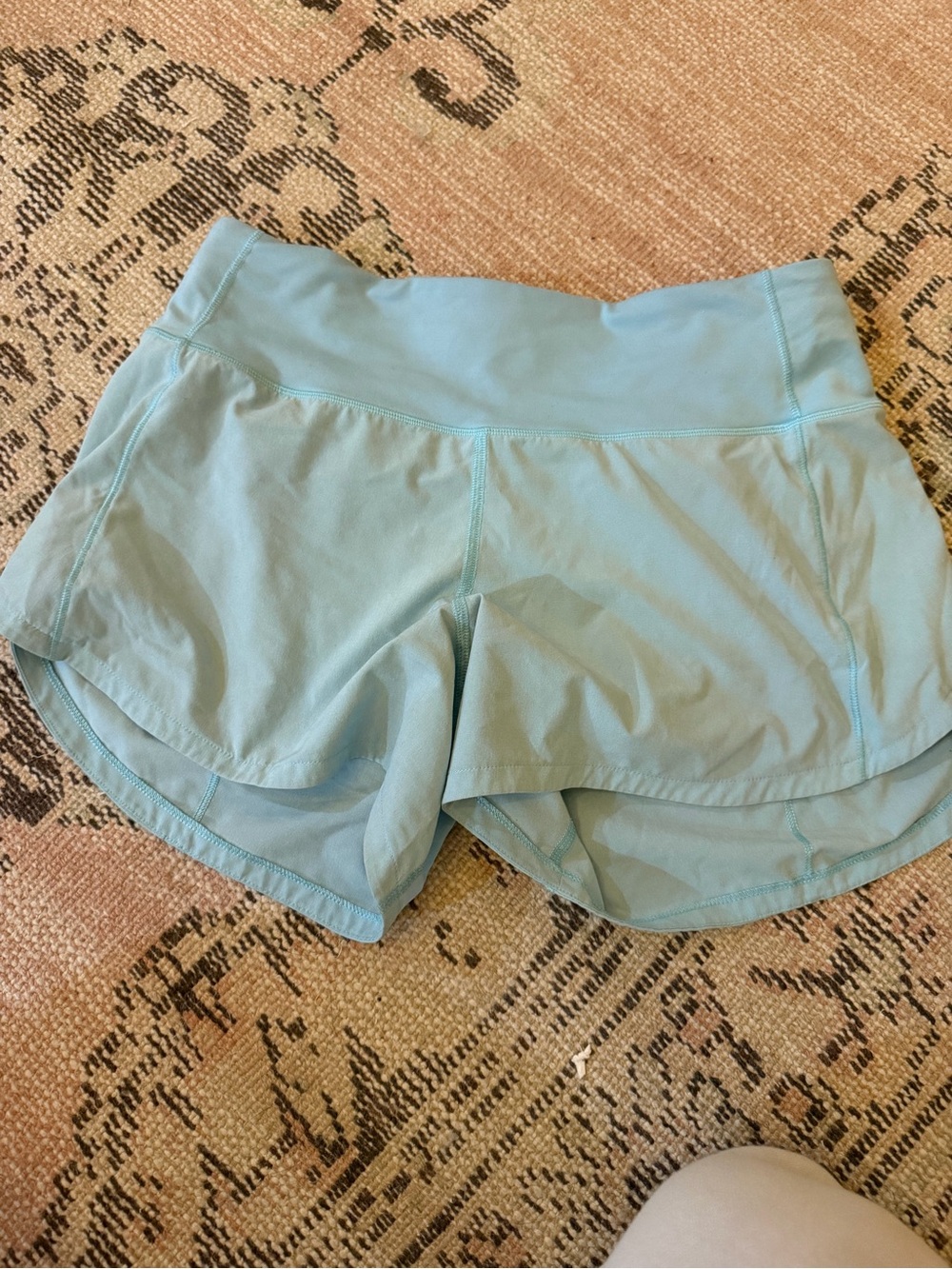 lululemon athletica Light Blue Running Shorts